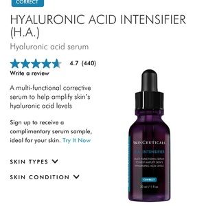 Skinceuticals Hylauronic Acid intensifier